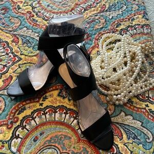 Strut your stuff in style; chic wedge sandals.